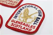Ralph Hutchison's International Four Ball Gleneagles Scotland Patches