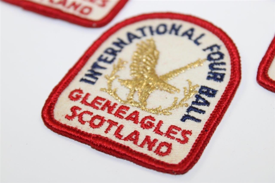 Ralph Hutchison's International Four Ball Gleneagles Scotland Patches