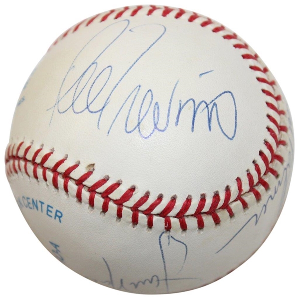'Big 3 And Lee' Signed American League Baseball With Bold Ink Signatures JSA ALOA