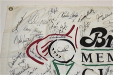 Seve & Field Signed Bruno's Memorial Classic Oversize Flag - Seve's Only Senior Event! JSA ALOA