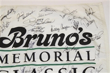 Seve & Field Signed Bruno's Memorial Classic Oversize Flag - Seve's Only Senior Event! JSA ALOA