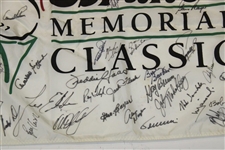 Seve & Field Signed Bruno's Memorial Classic Oversize Flag - Seve's Only Senior Event! JSA ALOA