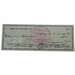 Vince Lombardi Signed Green Bay Packers Check to Player Don Herndon - 8/20/60 JSA ALOA