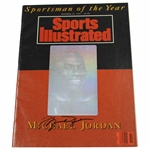 Michael Jordan Signed Sportsman Of The Year 1991 Sports Illustrated Newsstand Magazine JSA ALOA