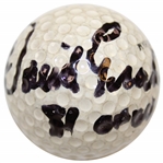 Champion David Graham 1981 Us Open Match Used Signed Golf Ball JSA ALOA