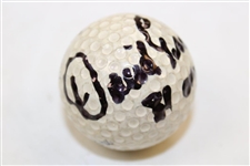 Champion David Graham 1981 Us Open Match Used Signed Golf Ball JSA ALOA