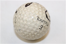 Champion David Graham 1981 Us Open Match Used Signed Golf Ball JSA ALOA