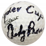 Andy Bean Match Used And Inscribed Golf Ball From 1987 Ryder Cup JSA ALOA
