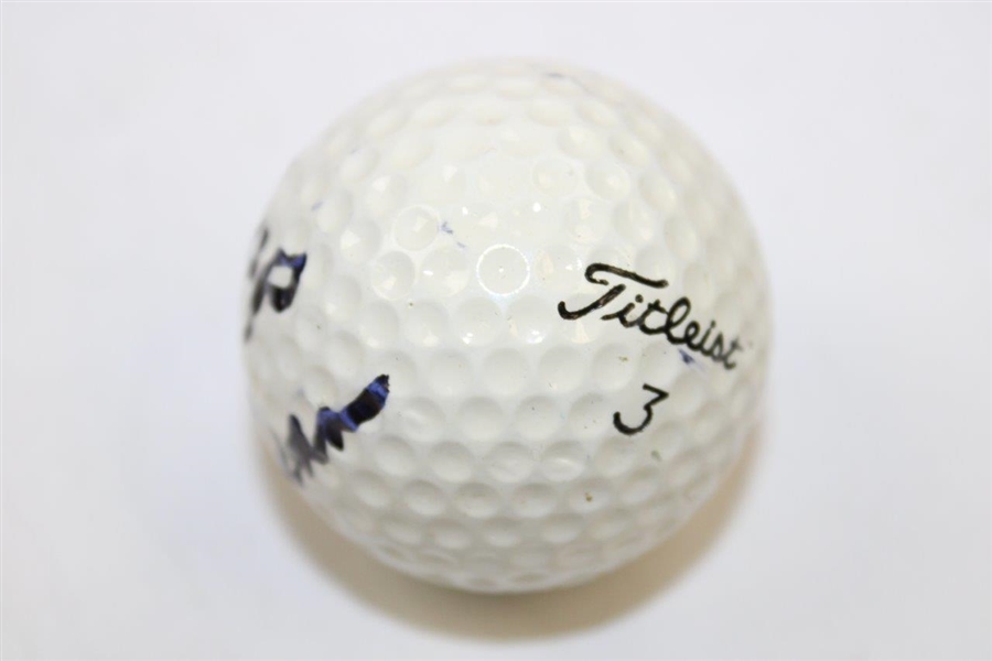 Andy Bean Match Used And Inscribed Golf Ball From 1987 Ryder Cup JSA ALOA