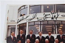 1969 Ryder Cup USA Full Team Signed 11x14 Photo By 13 Incl. Jack & Capt. Snead JSA ALOA