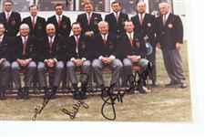 1969 Ryder Cup USA Full Team Signed 11x14 Photo By 13 Incl. Jack & Capt. Snead JSA ALOA