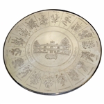 Augusta National Golf Club Clubhouse with Hole Names Trivet