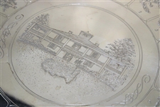 Augusta National Golf Club Clubhouse with Hole Names Trivet