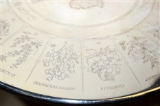 Augusta National Golf Club Clubhouse with Hole Names Trivet