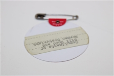 1963 Masters Tournament SERIES Badge #12000 - Jack Nicklaus Winner