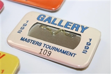 1990, 1991, 1992 & 1993 Masters Tournament Official GALLERY Badges - #90, #265, #109 & #241