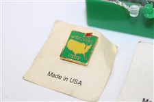 1992 & 1996 Masters Employee Pins with Masters Logo 4pk Ball Markers