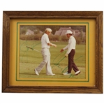 Jack Nicklaus & Gary Player Signed Photo - Framed JSA ALOA