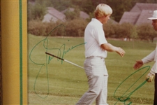 Jack Nicklaus & Gary Player Signed Photo - Framed JSA ALOA