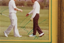 Jack Nicklaus & Gary Player Signed Photo - Framed JSA ALOA