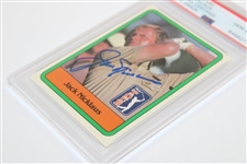 Jack Nicklaus Signed 1981 Donruss Rookie Card PSA/DNA Certified Auto Grade GEM-MT 10 #84682770
