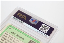 Jack Nicklaus Signed 1981 Donruss Rookie Card PSA/DNA Certified Auto Grade GEM-MT 10 #84682770