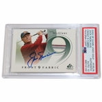 Jack Nicklaus Signed 2002 SP Game Used Golf Front 9 Fabric PSA/DNA Certified Auto Grade GEM-MT 10 #68014100