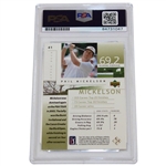 Phil Mickelson Signed 2002 Upper Deck Rookie Card PSA/DNA Certified Auto Grade GEM-MT 10 #84731047