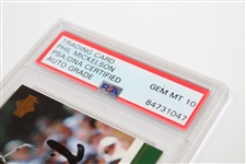 Phil Mickelson Signed 2002 Upper Deck Rookie Card PSA/DNA Certified Auto Grade GEM-MT 10 #84731047