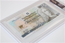 Jack Nicklaus Signed Royal Bank of Scotland 5 Pound Note PSA/DNA Certified Auto Grade Authentic #84254354