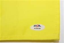 Dustin Johnson Signed 2020 Masters Embroidered Flag PSA #AL68154