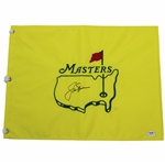 Jack Nicklaus Signed Undated Masters Tournament Embroidered Flag PSA #AK56756