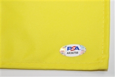 Jack Nicklaus Signed Undated Masters Tournament Embroidered Flag PSA #AK56756