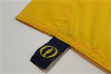 Francesco Molinari Signed 2018 The OPEN at Carnoustie Screen Flag JSA ALOA