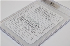 Tom Watson Signed Augusta National GC Scorecard with 'All My Best' BAS #00013996709