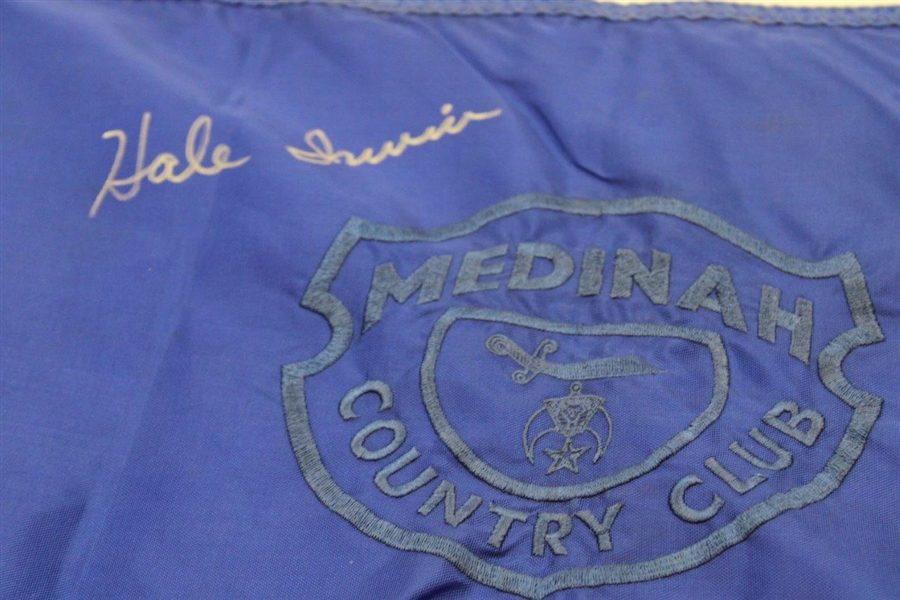 Hale Irwin Signed Medinah Country Club Blue Course Flag JSA ALOA