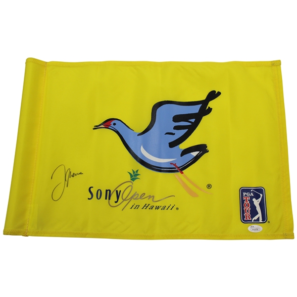 Justin Thomas Signed Sony Open in Hawaii Course Flag JSA #AA84798