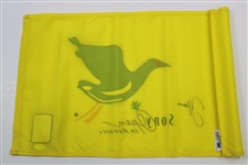 Justin Thomas Signed Sony Open in Hawaii Course Flag JSA #AA84798