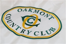 Oakmont Country Club Embroidered White Course Flag