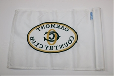 Oakmont Country Club Embroidered White Course Flag