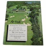 Kel Nagle Signed 1954 Canada Cup Matches at Laval-Sur-Le-Lac GC Program JSA ALOA