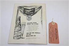 1951 Women's Amateur Golf Championship at Town & Country Club St Paul, MN Program & Ticket
