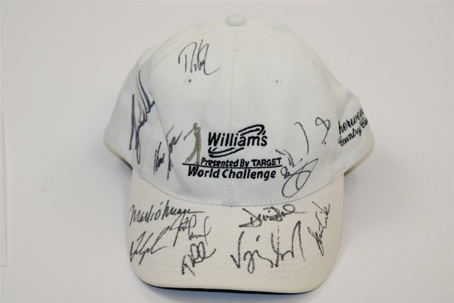 Tiger Woods & others Signed Williams World Challenge Hat - 4-time Champion JSA ALOA