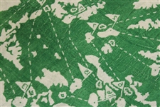 Vintage Augusta National Course Layout Green & White Beach Towel 