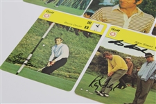 Ten (10) Signed 1978 Sportscaster Golf Themed Cards - Floyd, Devlin, Jacklin & others JSA ALOA