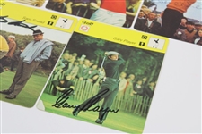 Ten (10) Signed 1978 Sportscaster Golf Themed Cards - Floyd, Devlin, Jacklin & others JSA ALOA