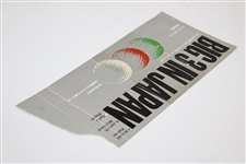 1967 'Big 3 In Japan' Ticket - Palmer, Nicklaus & Player 