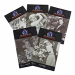 Five (5) LPGA Founders Signed Founders Cup Cards - Suggs, Romack, Smith, Spork & Bell JSA ALOA