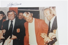 1973 US Ryder Cup Team Room Celebration Photo Signed by 2 Team Members JSA ALOA