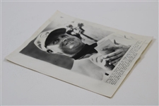 Jack Nicklaus Tallies His Score in 1963 British Open AP Wire Photo 